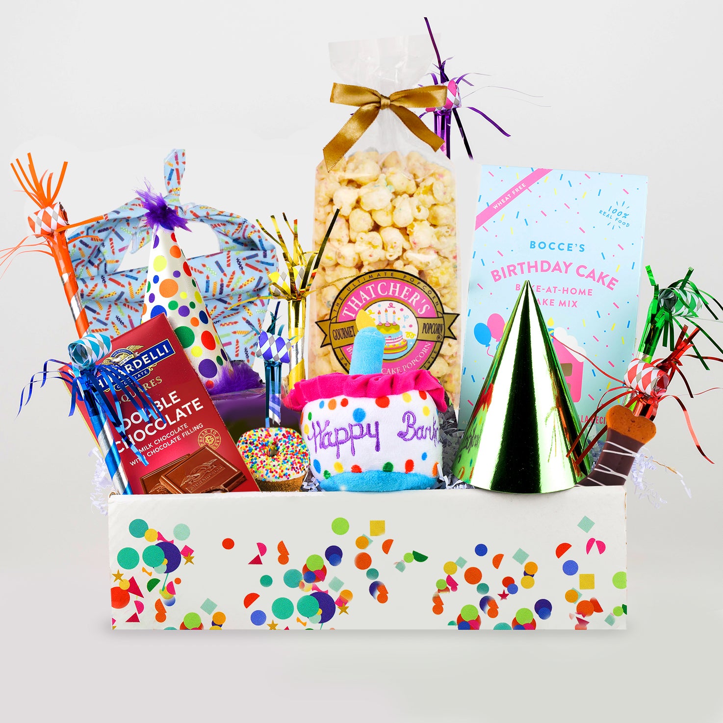 Barking Birthday Bash Buddies Gift Box for Dog Owners and Their