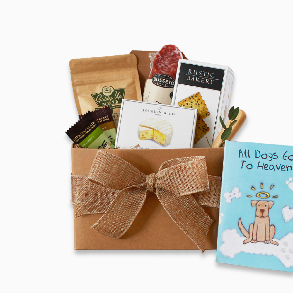 All Dogs Go to Heaven Dog Sympathy Gift Basket