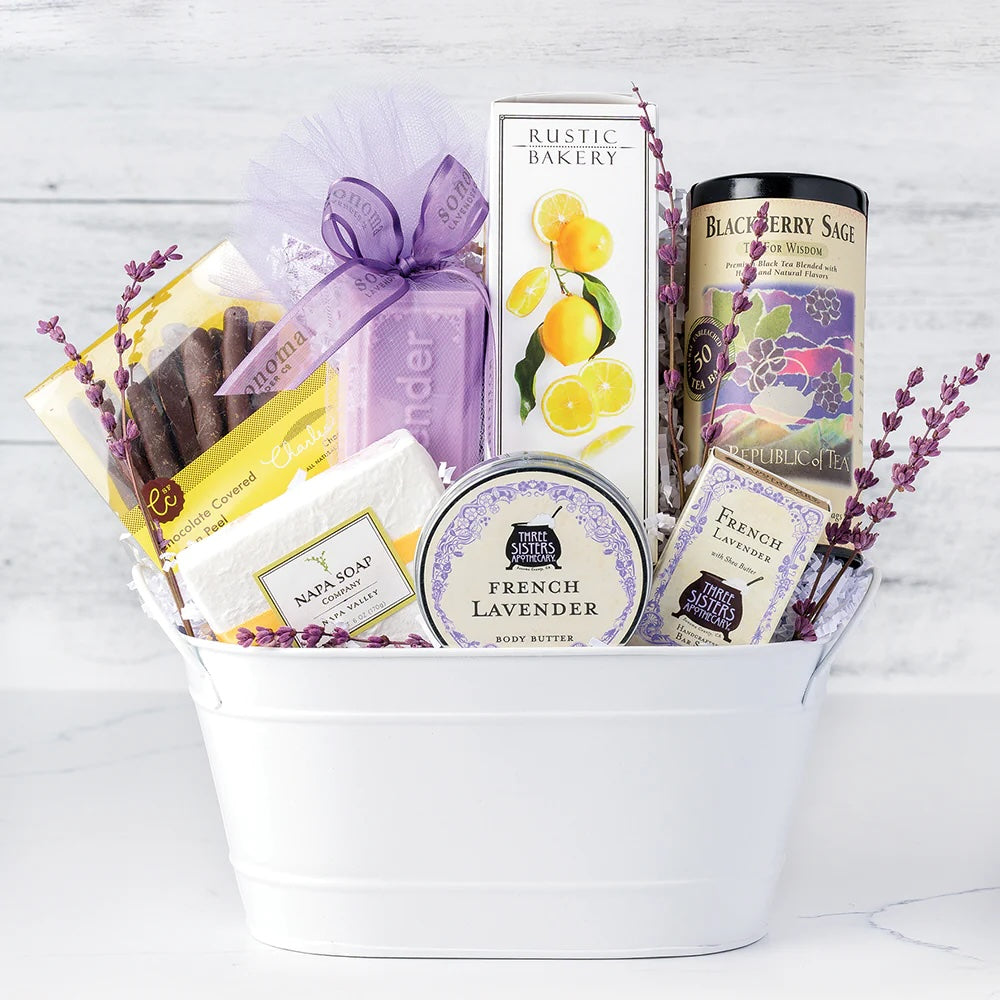Napa and Sonoma Lavender Spa Gift for Relaxation with Their Fluffy Buddy