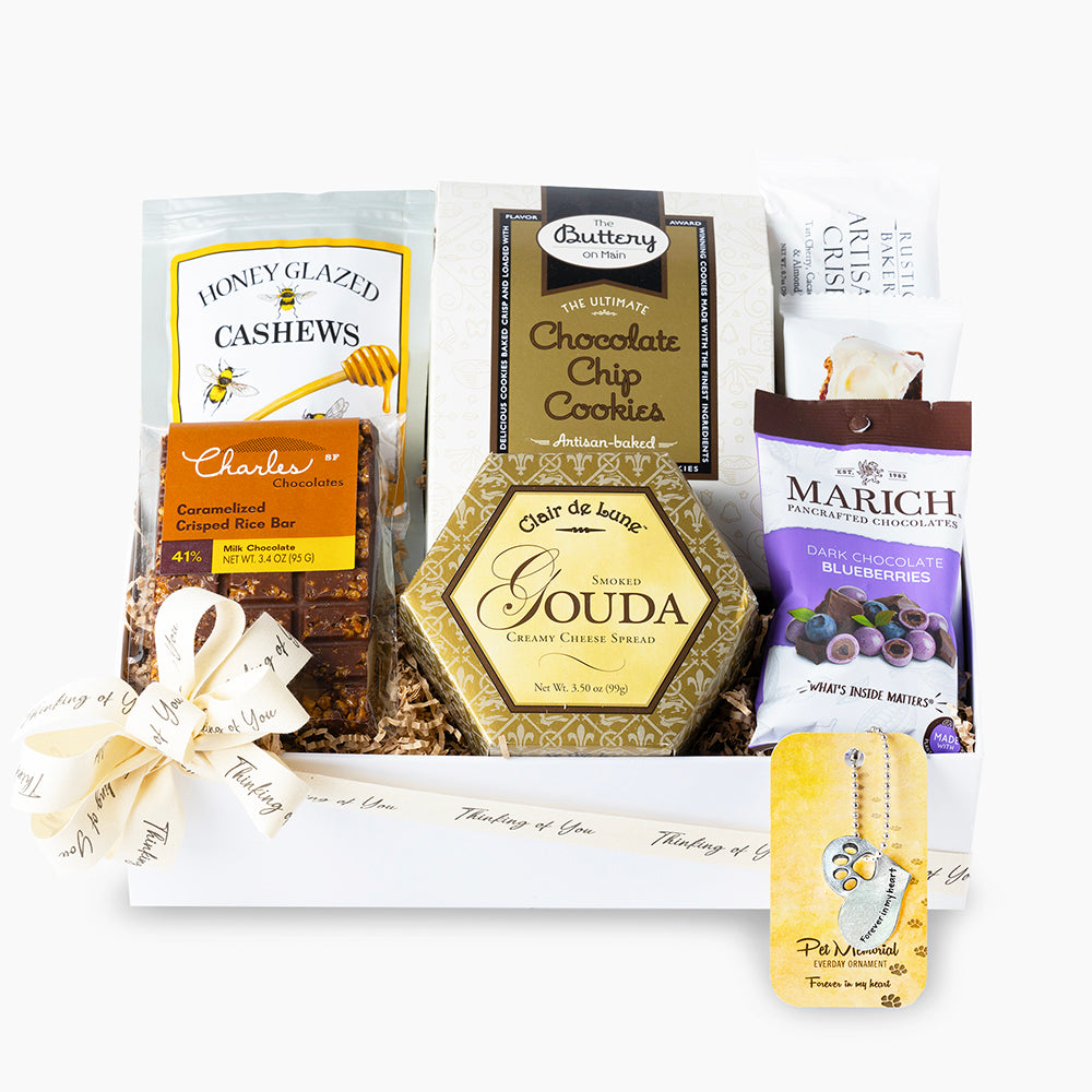 Pawprints on My Heart - Remembrance Dog Sympathy Gift Basket