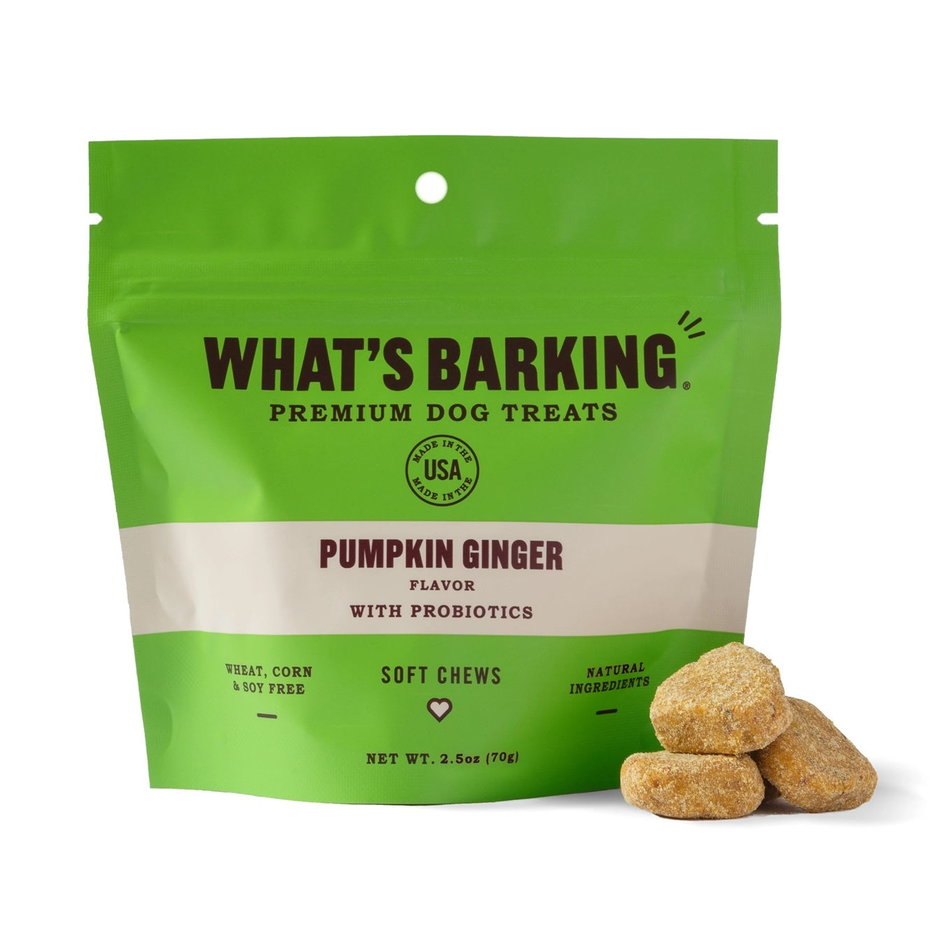 Pumpkin Ginger Dog Treats by What s Barking Lucca The Napa Dog