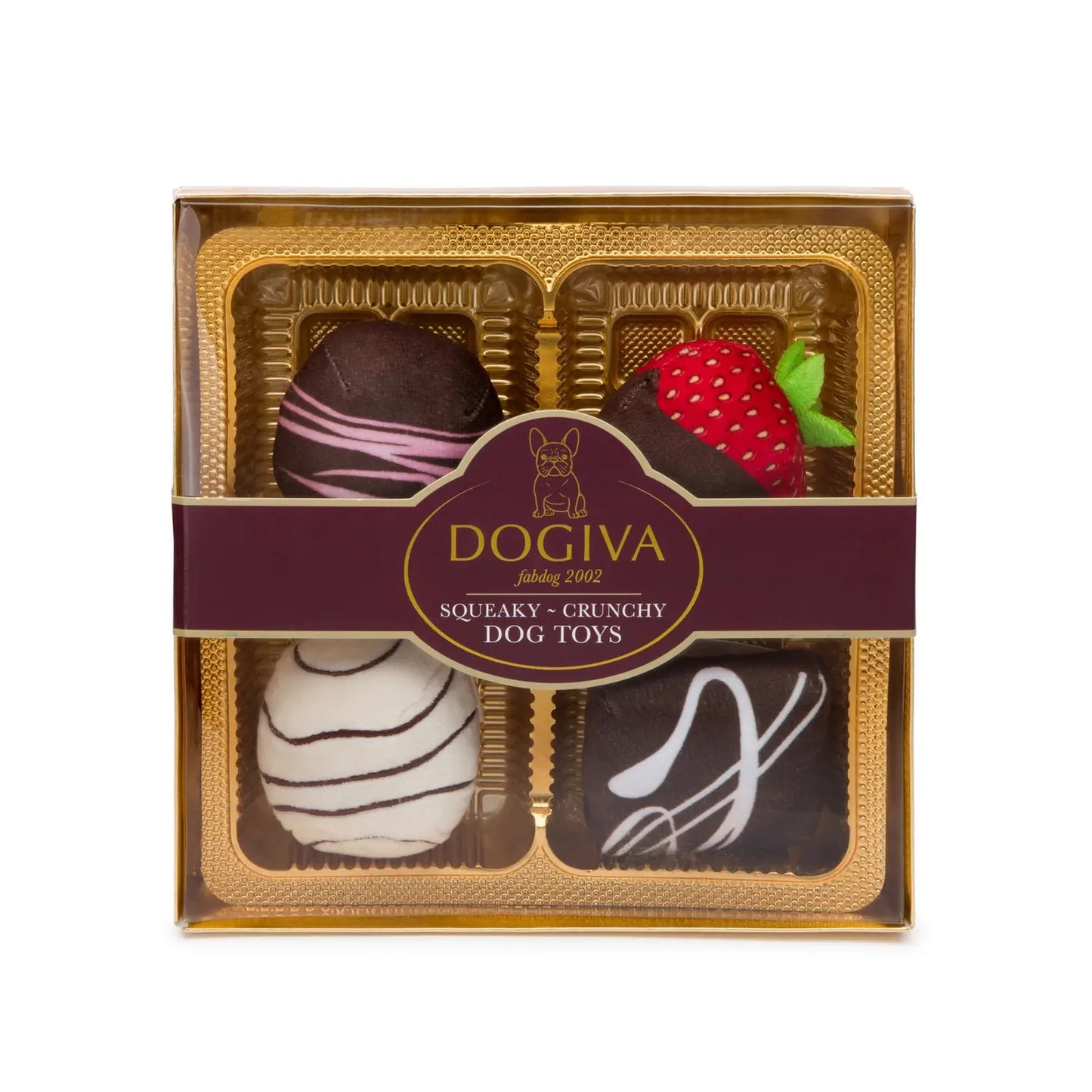 Dogiva Plush Chocolate Truffles Dog Toy