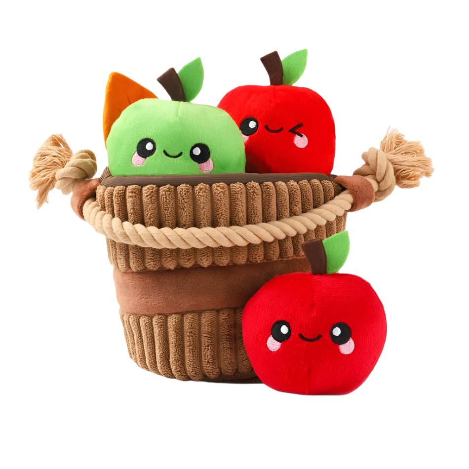 Fruit Basket Plush Dog Toy