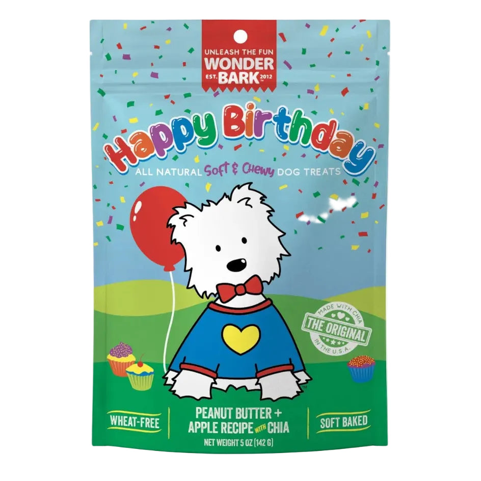 Wonder Bark Happy Birthday Soft & Chewy Dog Treats