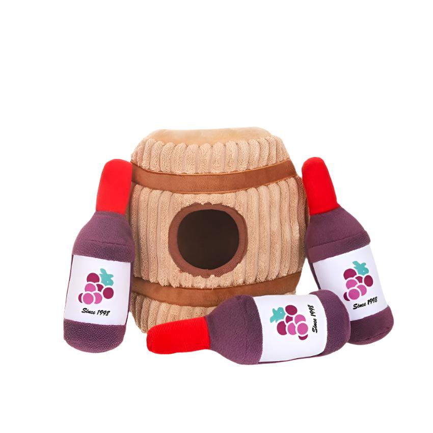 Wine Barrel Interactive Dog Toy