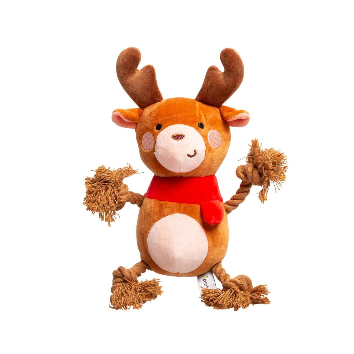 Reindeer Plush Rope Dog Toy Christmas & Holiday Gift