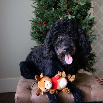 Reindeer Plush Rope Dog Toy Christmas & Holiday Gift