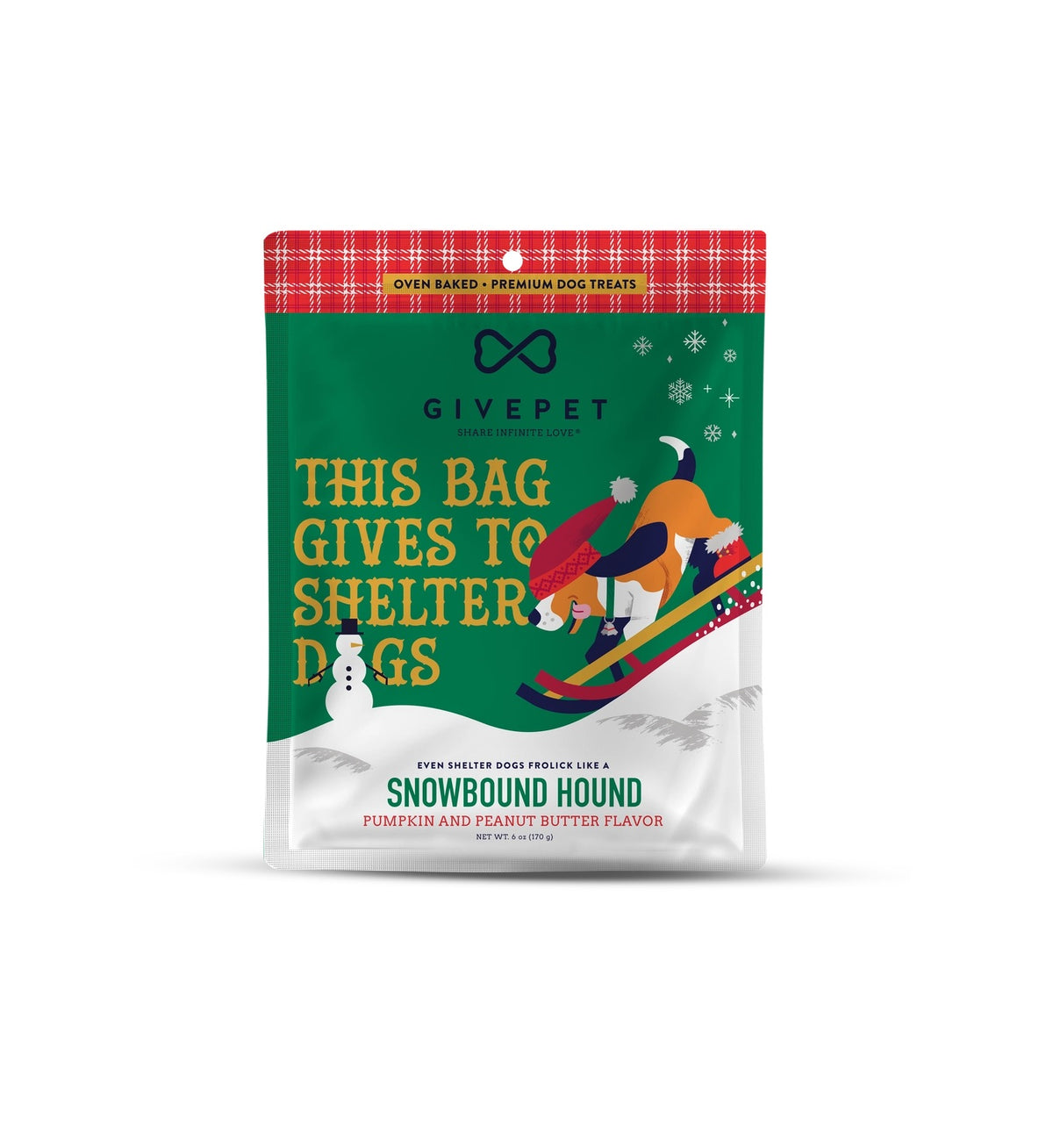 GivePet Snowbound Hound Holiday Dog Treat