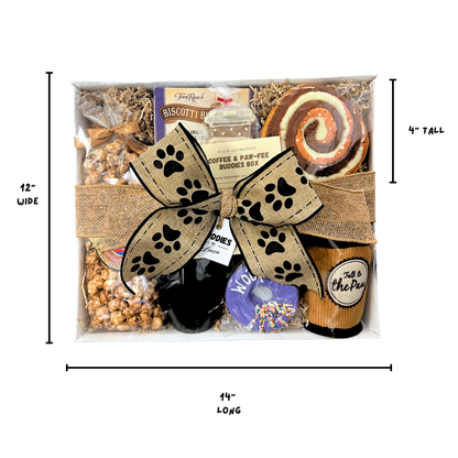 Coffee & Paw-fee Buddies Gift Basket for Shared Sips and Puppy Snuggles