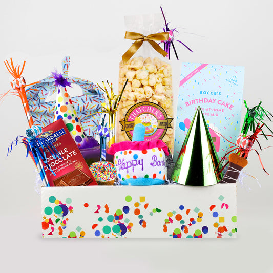 Birthday Bash Buddies Gift Basket for Dogs and Their Human