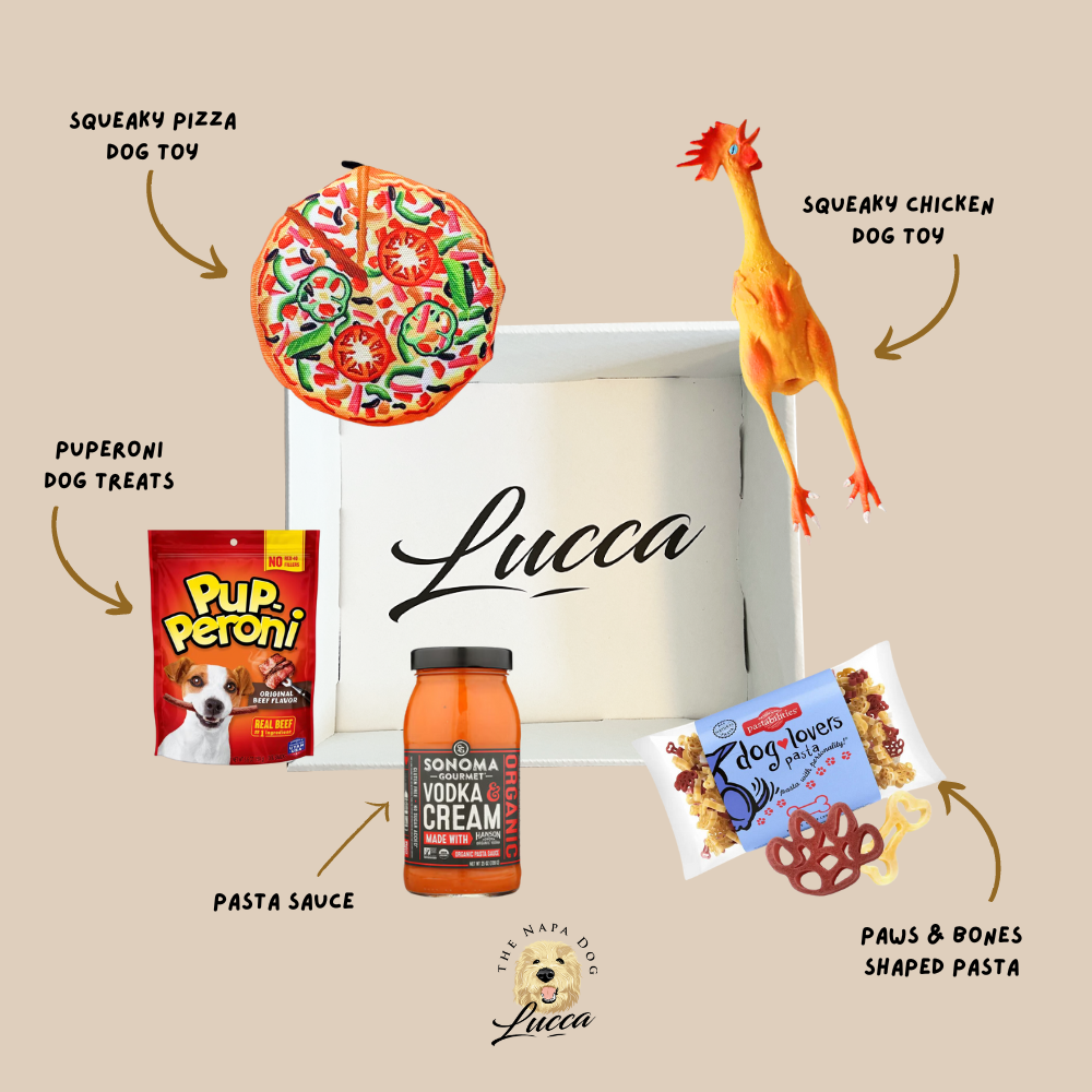 Pizza and Paw-sta Italian Buddies Gift Box for Dogs & Owners