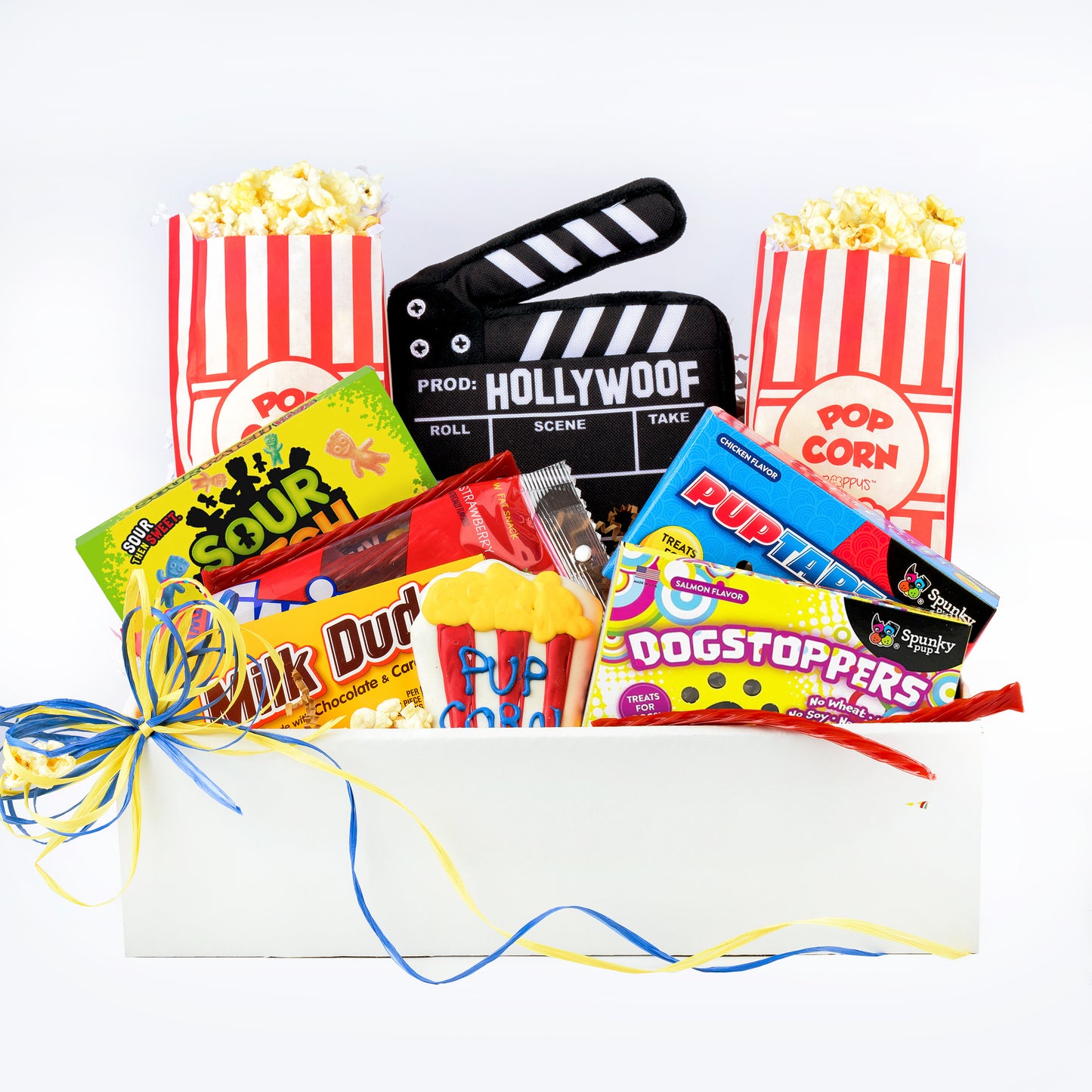 Pup-Corn and Movie Night Buddies Gift Basket for The Movie Buff & Their Dog