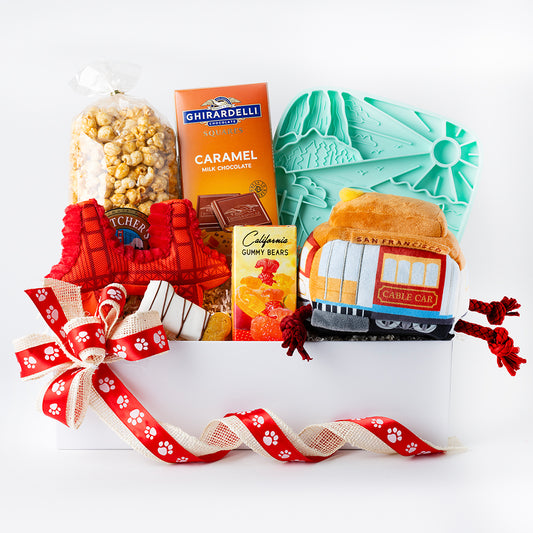 Pawcific Coast California Buddies Dog Gift Basket