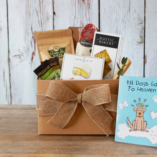 All Dogs Go to Heaven Dog Sympathy Gift Basket
