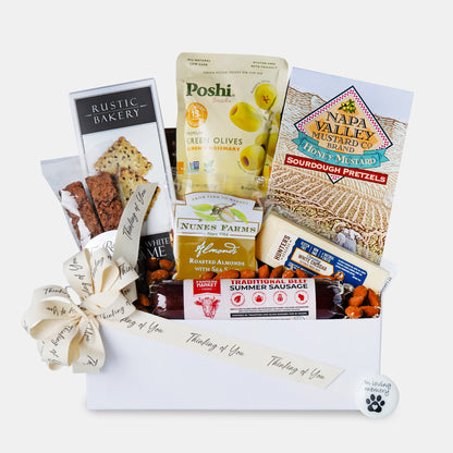 In Loving Memory Gourmet Comfort Dog Sympathy Gift Basket