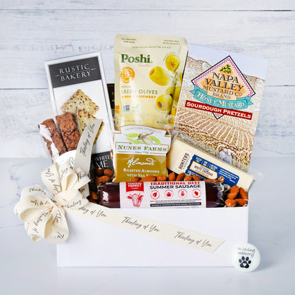In Loving Memory Gourmet Comfort Dog Sympathy Gift Basket