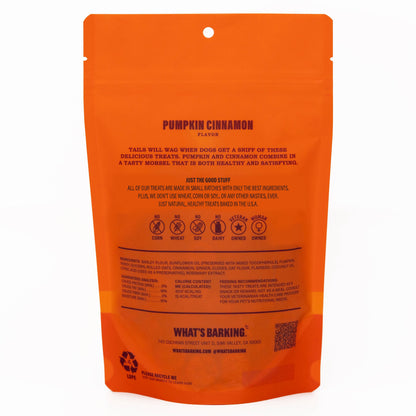 Pumpkin Cinnamon Dog Treats, 6oz Case