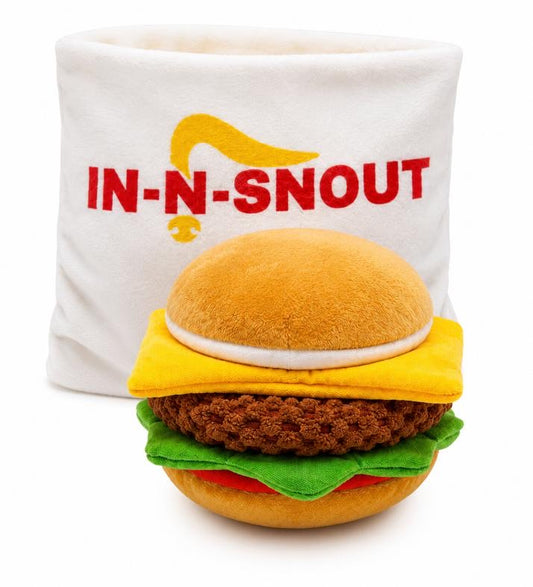 In-N-Snout Plush Hamburger Dog Toy by Paw 20
