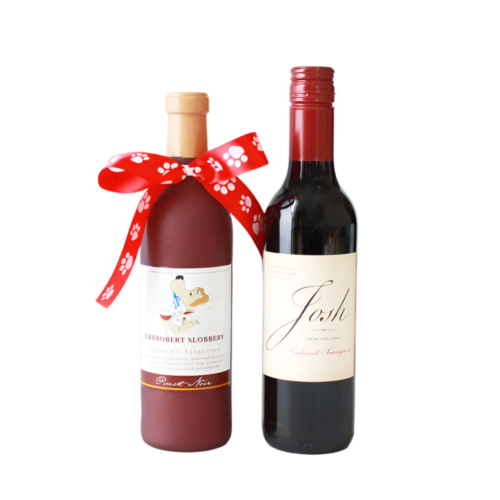 Wine Duo: Squeaky Wine & Drinking Wine Little Buddies Gift