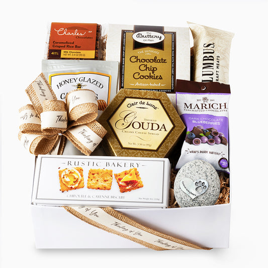 Sit. Stay. Always - Condolence Gift Basket for Dog Loss