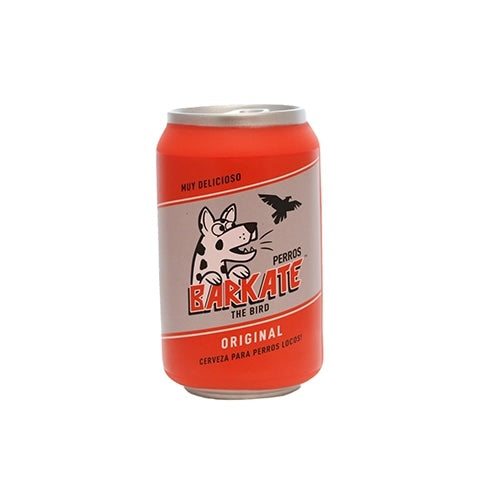 "Barkate" Dog Squeaky Beer Can Toy