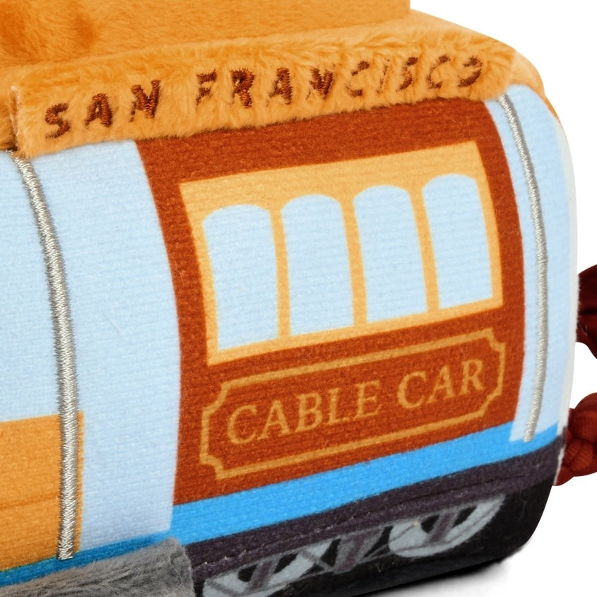 San Francisco, California Cable Car Dog Toy