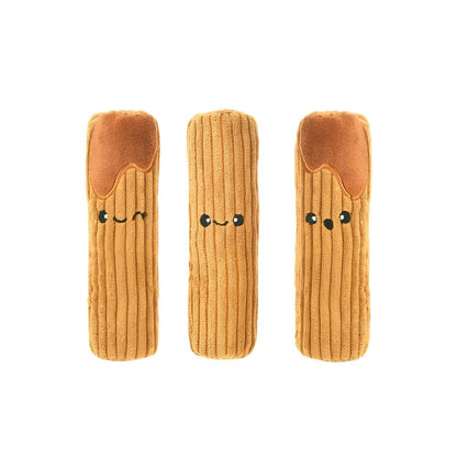 Churros Plush Dog Toy