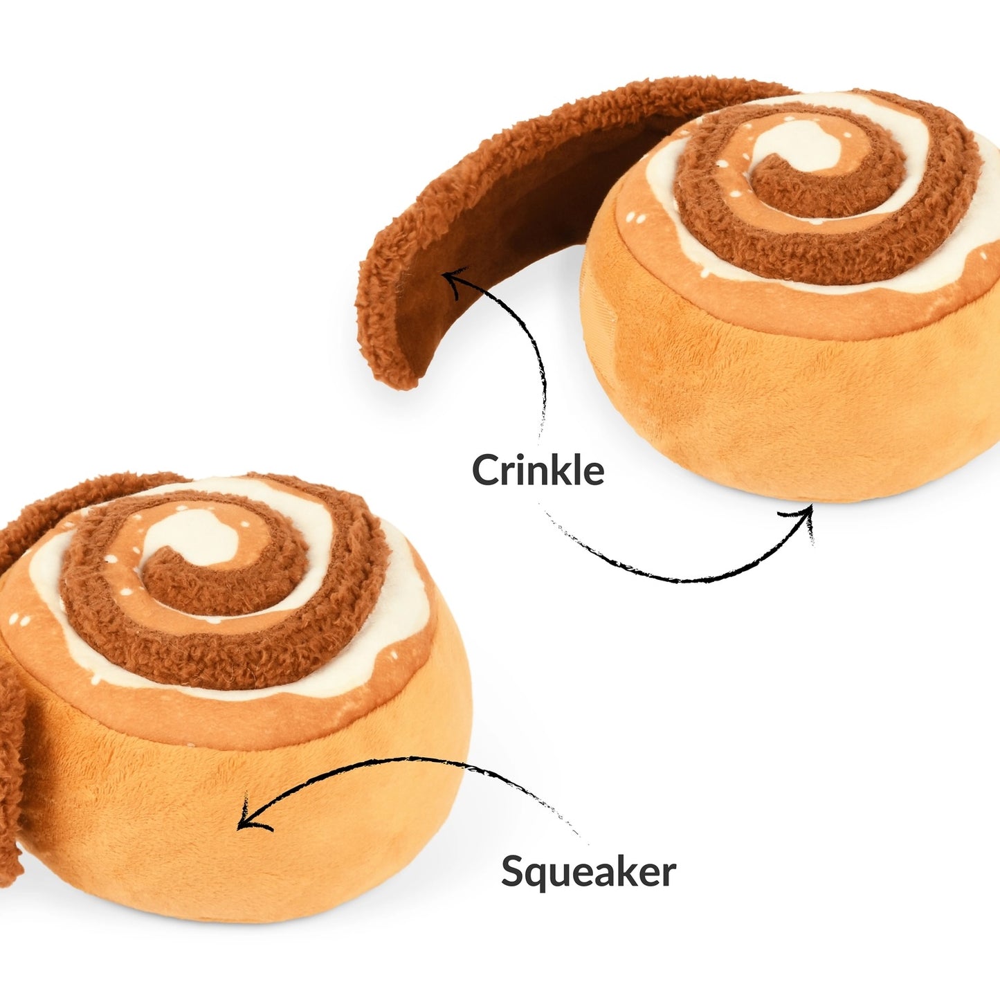 Cinnabone Plush Dog Toy