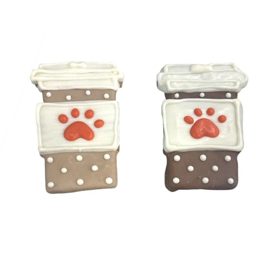 Coffee Cup Baked Dog Treat by Paws Gourmet