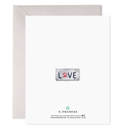 Dog Co-Pilot Sympathy Card