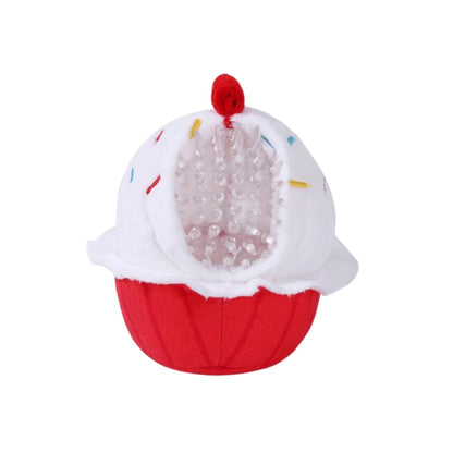 Cupcake Dog Plush Ball Toy