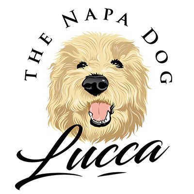 Lucca The Napa Dog logo