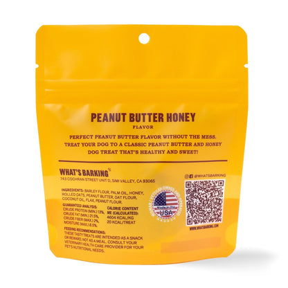Peanut Butter Honey Dog Treats by What's Barking