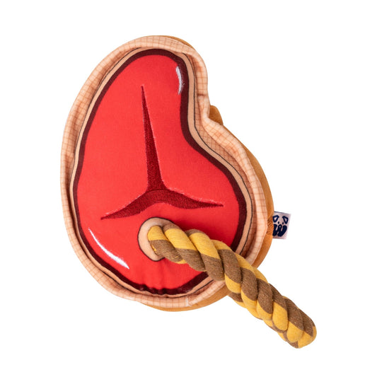 Steak Plush Toy by Pawty Dog Toys
